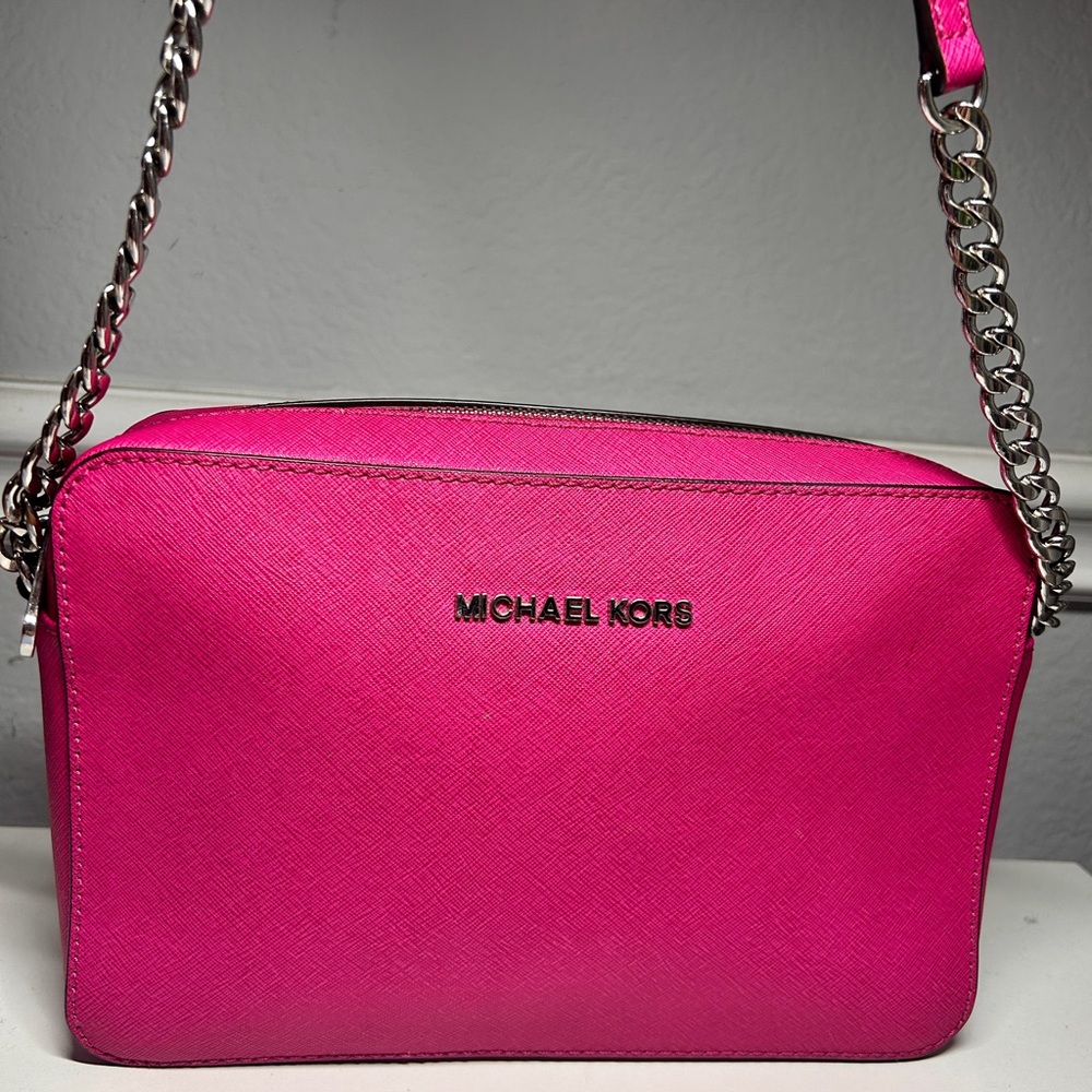 Michael Kors Fuchsia Crossbody Bag